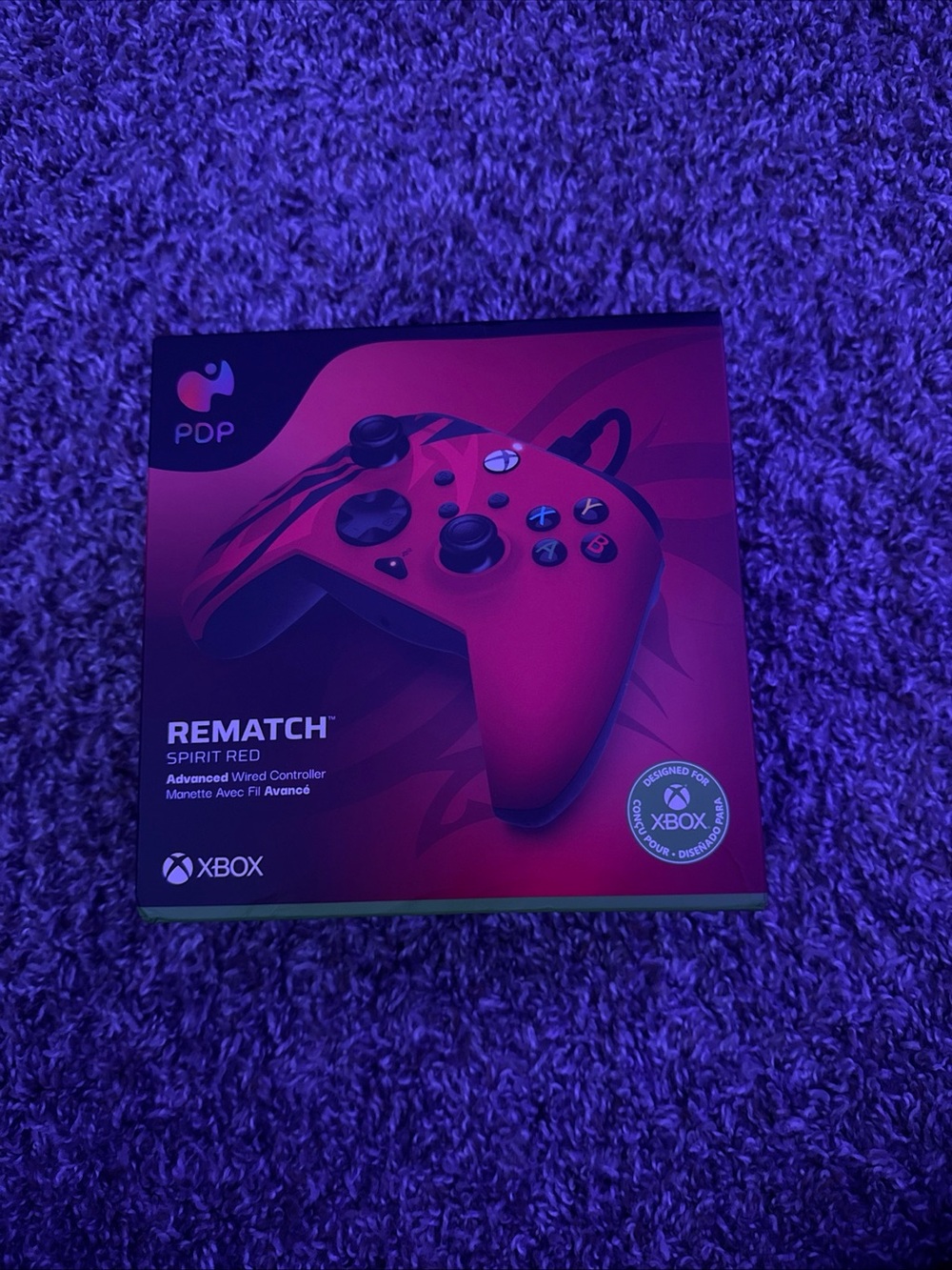 PDP Rematch Spirit Red Wired Xbox Controller